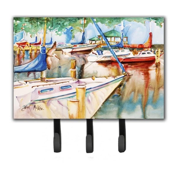 Carolines Treasures Carolines Treasures JMK1043TH68 Sailboats At The Gazebo Leash & Key Holder JMK1043TH68 - main